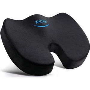 Seat Cushion, Office Chair Cushions Butt Pillow,  Memory Foam Chair Pad(Black)